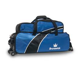 Brunswick Edge Triple Tote with Shoe Pouch Blue