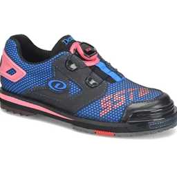 Dexter Women's SST 8 Power Frame Boa Bowling Shoe (For RIGHT AND LEFT HANDED bowlers. Women's shoe sizing)s - Black/Blue/Pink