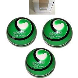 EPCO Duckpin Bowling Balls - Comet Rubber - Green with Black & White (5 inch- 3lbs. 12 oz.) 3 Balls