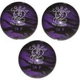 EPCO Duckpin Bowling Ball - Cobra Pro Rubber - Lavender & Black (4 7/8 inch- 3lbs. 12oz.) - 3 Balls