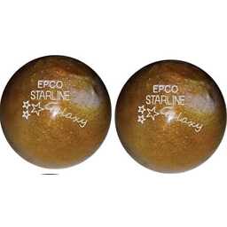 EPCO Duckpin (5-Pin) Starline Galaxy Amber - 4 7/8", 3lbs 8oz- 2 Balls