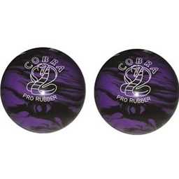 EPCO Duckpin Bowling Ball - Cobra Pro Rubber - Lavender & Black (4 7/8 inch- 3lbs. 10oz.) - 2 Balls