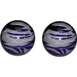 EPCO Duckpin Bowling Balls- Marbleized - Purple, Grey & White (5 inch- 3lbs. 8 oz.) 2 Balls