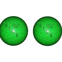 EPCO Duckpin Bowling Balls- Neon Speckled - Green (4 3/4 inch- 3lbs. 10 oz.) 2 Balls