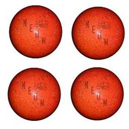 EPCO Candlepin Bowling Balls - Neon Speckled - Orange (4 1/2 inch- 2lbs. 6oz.) - 4 Balls