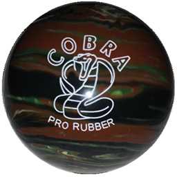 EPCO Duckpin Bowling Ball - Cobra Pro Rubber - Camouflage (5 inch- 3lbs. 12oz.) 1 Ball