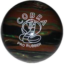 EPCO Duckpin Bowling Ball - Cobra Pro Rubber - Camouflage (4 7/8 inch- 3lbs. 8oz.) 1 Ball