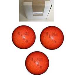 EPCO Duckpin Bowling Balls - Neon Speckled Orange - (5 inch- 3lbs. 12 oz.) - 3 Balls