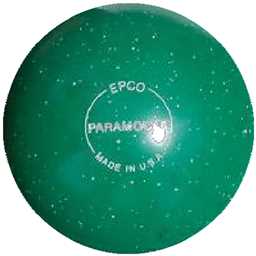 EPCO Duckpin Bowling Ball - Speckled House Ball - Green (5 inch- 3lbs. 12 oz.) 1 Ball