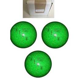 EPCO Duckpin Bowling Balls - Neon Speckled - Green (4 7/8 inch- 3lbs. 8 oz.) - 3 Balls