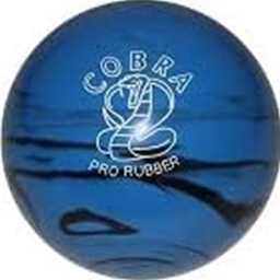 EPCO Candlepin Bowling Ball- Cobra Pro Rubber - Blue & Black (4 1/2 inch- 2lbs.7oz.) 1 Ball