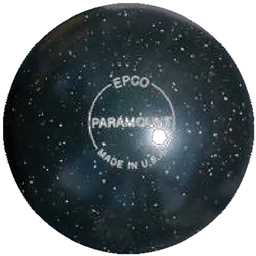 EPCO Duckpin Bowling Ball- Speckled House Ball - Black (4 7/8 inch- 3lbs. 12 oz.) 1 Ball