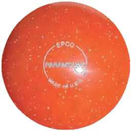 EPCO Duckpin Bowling Ball- Speckled House Ball - Orange (4 7/8 inch- 3lbs. 12 oz.) 1 Ball