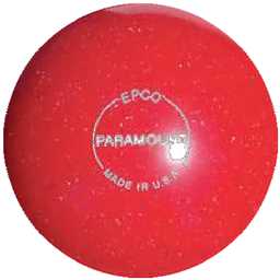 EPCO Duckpin Bowling Ball - Speckled House Ball - Red (5 inch- 3lbs. 10 oz.) 1 Ball