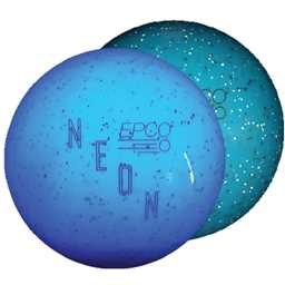 EPCO Duckpin Bowling Ball- Neon Speckled - Blue (4 7/8 inch- 3lbs. 8 oz.) 1 Ball