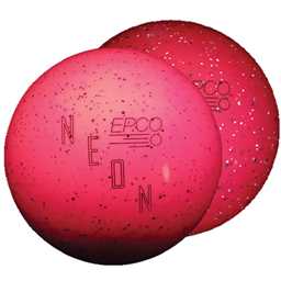 EPCO Duckpin Bowling Ball- Neon Speckled - Magenta (5 inch- 3lbs. 8 oz.) 1 Ball