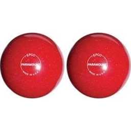 EPCO Duckpin Bowling Balls- Speckled House Ball - Red 4 7/8 inch- 3lbs. 12 oz. 2 Balls