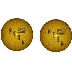 EPCO Duckpin Bowling Balls- Neon Speckled - Yellow (5 inch- 3lbs. 8 oz.) 2 Balls