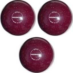 EPCO Duckpin Bowling Balls - Speckled House Ball - Cranberry (5 inch- 3lbs. 8 oz.) 3 Balls