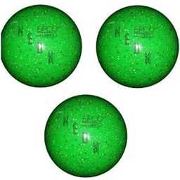 EPCO Duckpin Bowling Balls - Neon Speckled - Green (4 7/8 inch- 3lbs. 10 oz.) 3 Balls