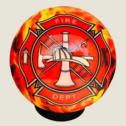 Hero League Fire Shield Yellow Fire Bowling Ball