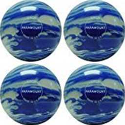 EPCO Candlepin Bowling Ball- Marbleized - Blue & White (4 1/2 inch- 2lbs. 6oz.) 4 Balls