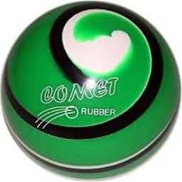 EPCO Candlepin Bowling Ball- Comet Rubber - Green with Black & White (4 1/2 inch- 2lbs.7oz.) 1 Ball