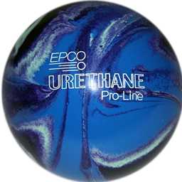 EPCO Candlepin Bowling Ball- Urethane - Purple, Blue & Mint (4 1/2 inch- 2lbs.6oz.) 1 Ball