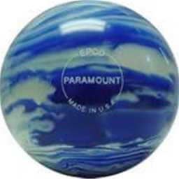 EPCO Candlepin Bowling Ball- Marbleized - Blue & White (4 1/2 inch- 2lbs.7oz.) 1 Ball