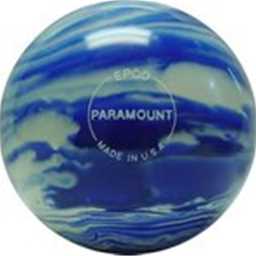 EPCO Candlepin Bowling Ball- Marbleized - Blue & White (4 1/2 inch- 2lbs. 5oz.) 1 Ball