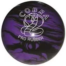 EPCO Candlepin Bowling Ball- Cobra Pro Rubber - Lavender & Black (4 1/2 inch- 2lbs.7oz.) 1 Ball