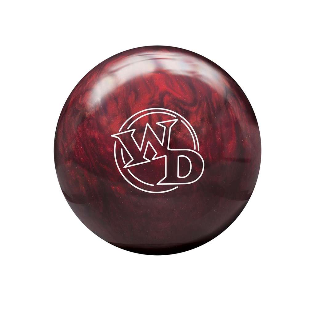 Columbia 300  White Dot Bowling Ball- Scarlet