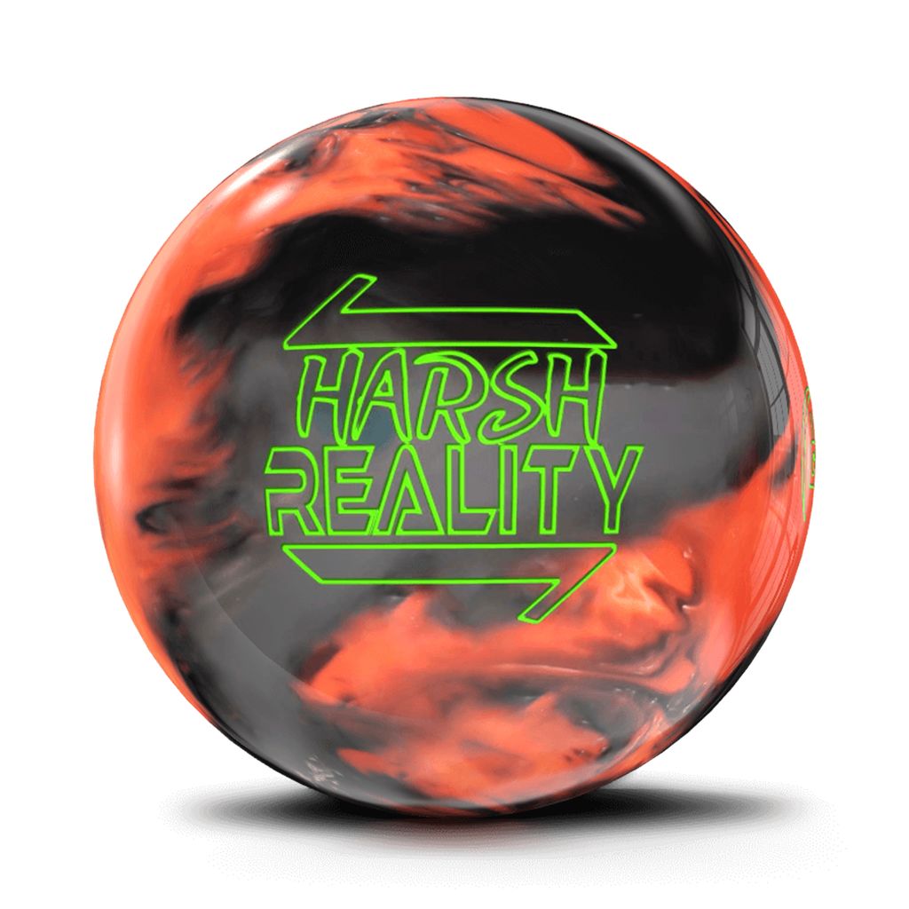 900 Global Harsh Reality Pearl Bowling Ball - Orange/Silver/Black