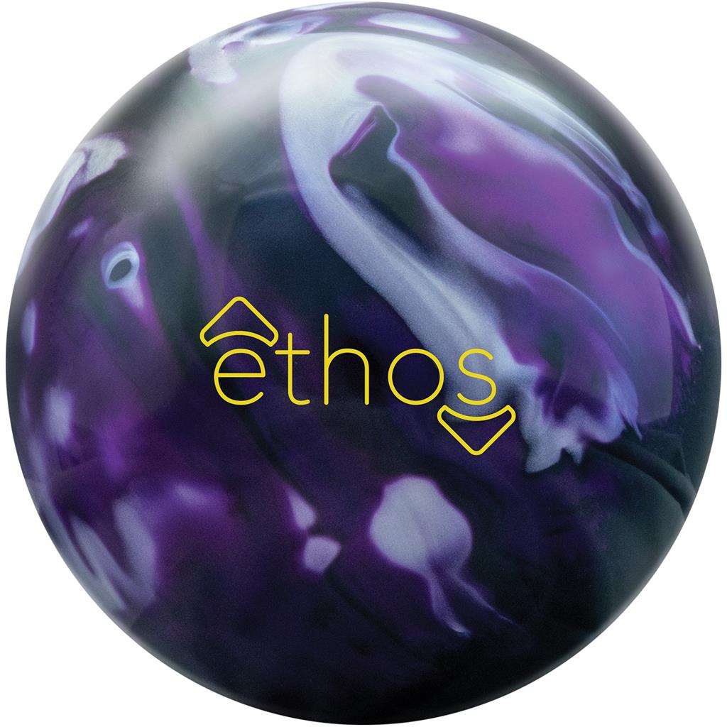 Brunswick Ethos Hybrid Bowling Ball - Black/Purple/Grey