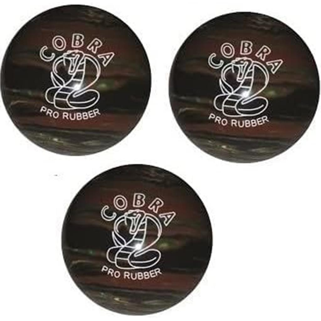 EPCO Duckpin Bowling Ball - Cobra Pro Rubber - Camouflage (4 7/8 inch- 3lbs. 8oz.) - 3 Balls