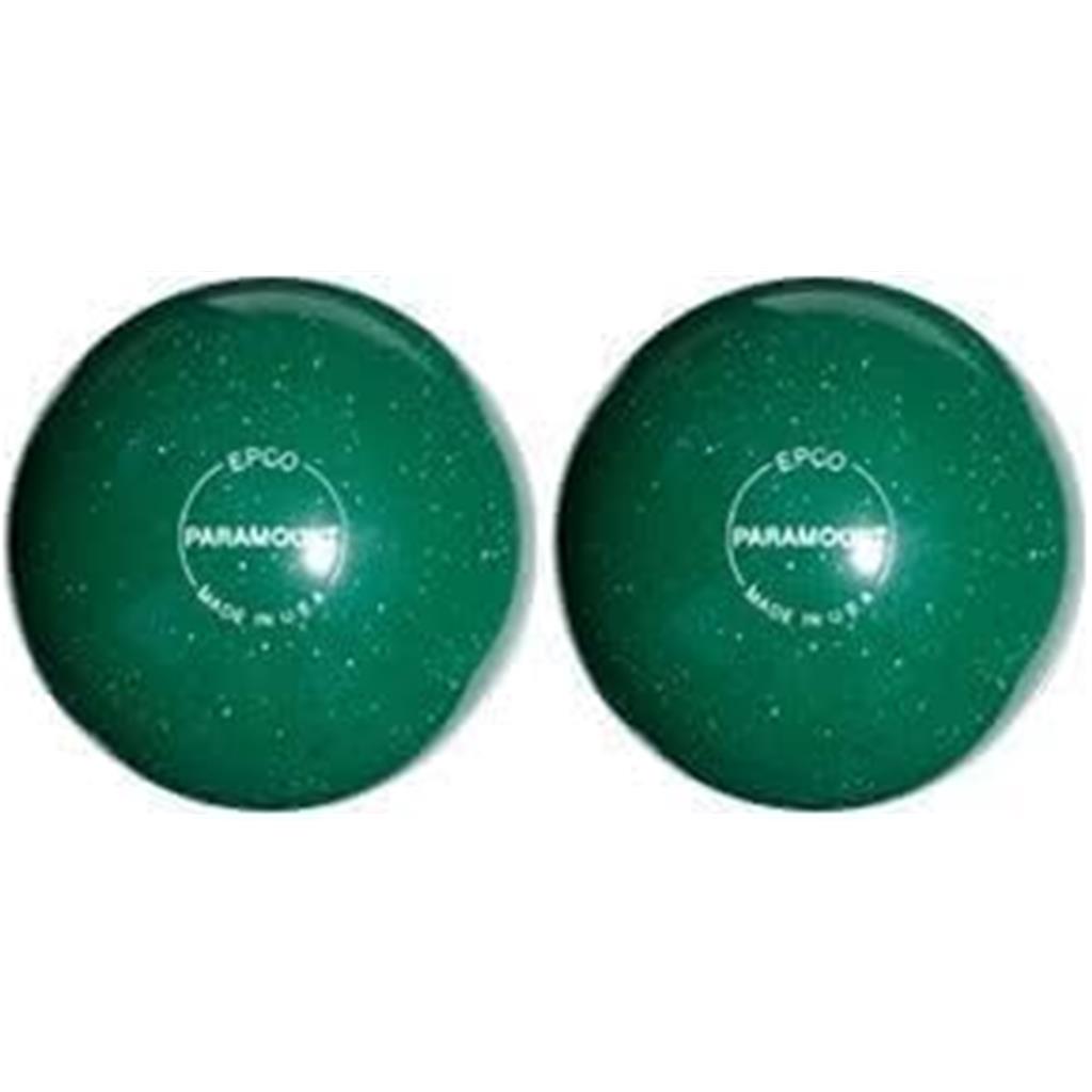 EPCO Duckpin Bowling Balls- Speckled House Ball - Green (4 7/8 inch- 3lbs. 10 oz.) 2 Balls