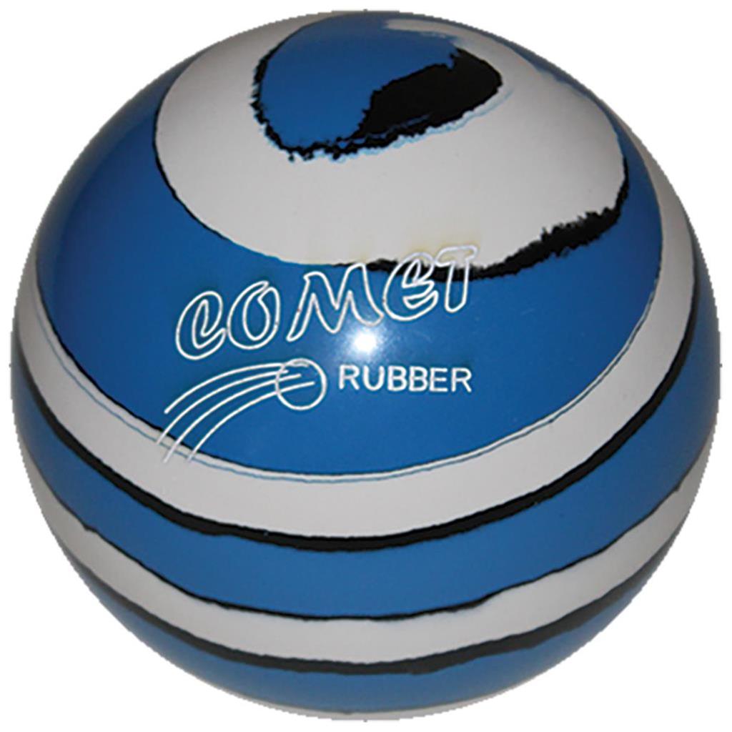 EPCO Duckpin Bowling Ball - Comet Rubber - Royal with White & Black (5 inch- 3lbs. 12 oz.) 1 Ball