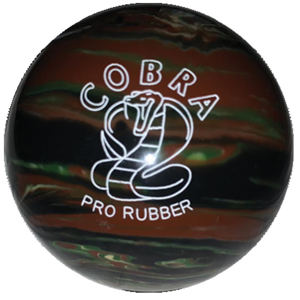 EPCO Duckpin Bowling Ball - Cobra Pro Rubber - Camouflage (4 7/8 inch- 3lbs. 8oz.) 1 Ball