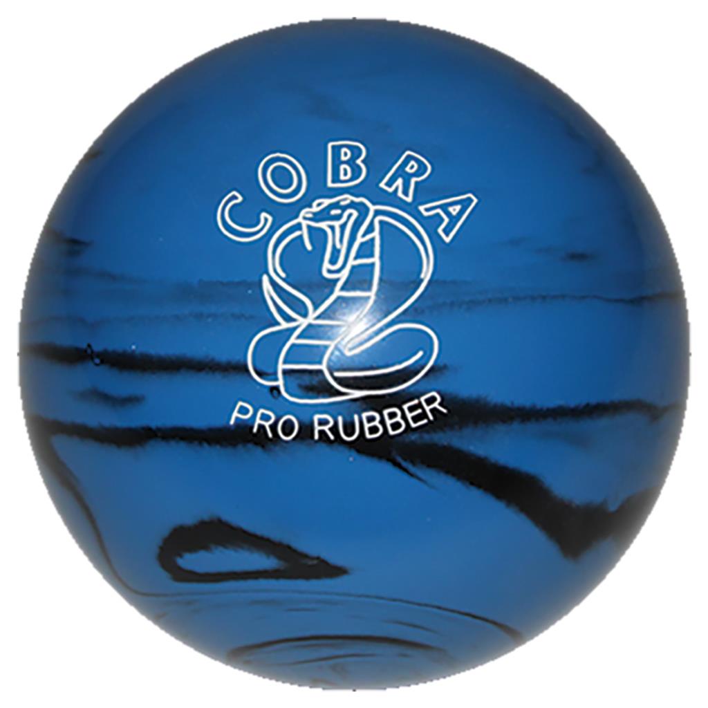 EPCO Duckpin Bowling Ball - Cobra Pro Rubber - Blue & Black (5 inch- 3lbs. 8oz.) 1 Ball