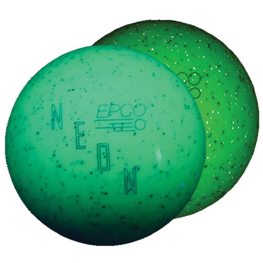 EPCO Duckpin Bowling Ball -Neon Speckled - Green (4 3/4 inch- 3lbs. 8 oz.) 1 Ball