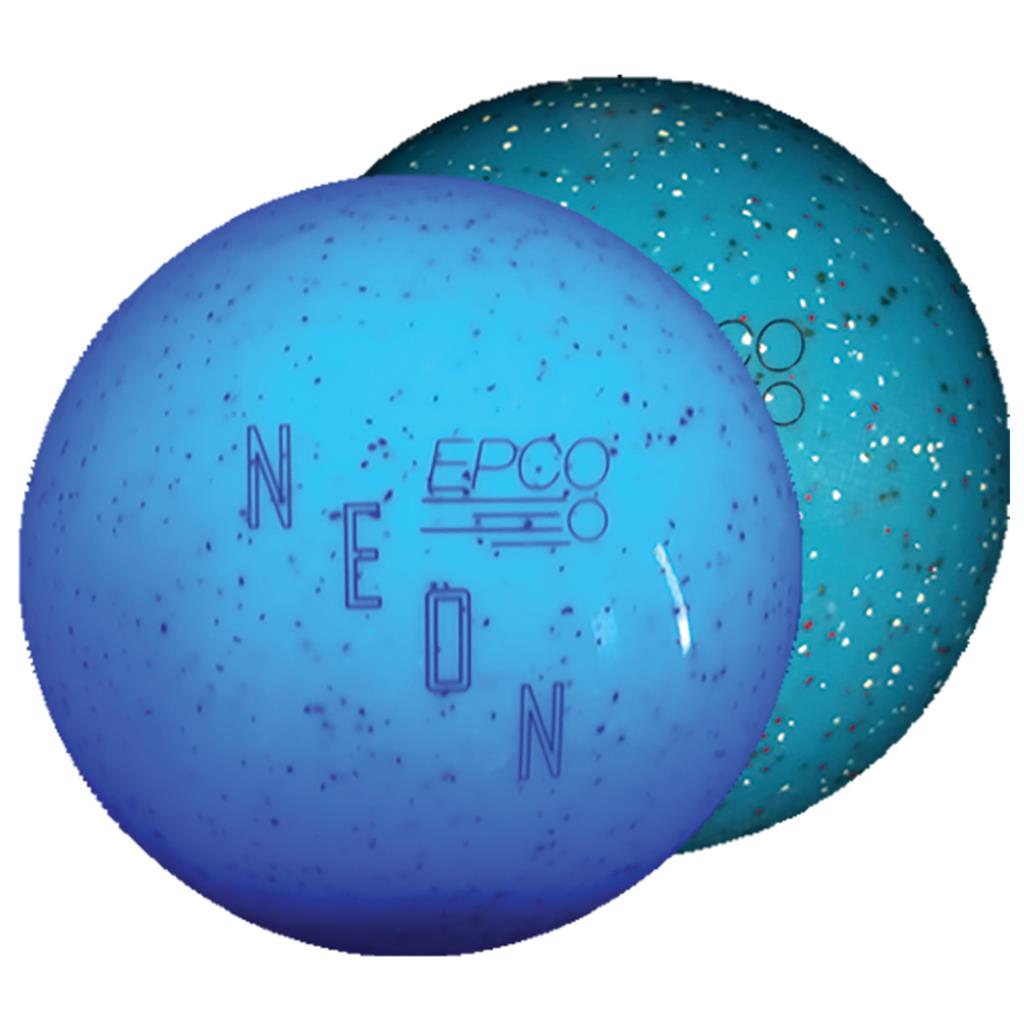 EPCO Duckpin Bowling Ball- Neon Speckled - Blue (4 3/4 inch- 3lbs. 10 oz.) 1 Ball