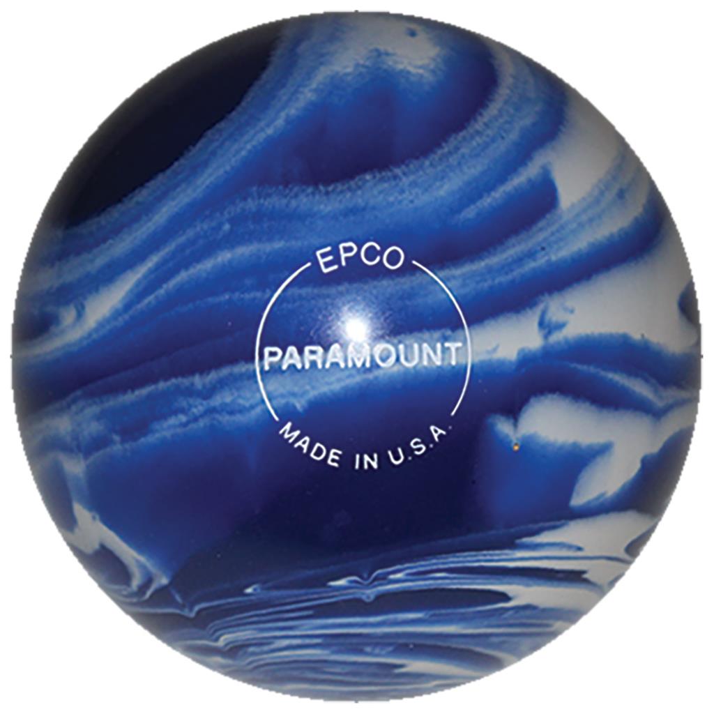 EPCO Duckpin Bowling Ball- Marbleized - Blue & White (5 inch- 3lbs. 12 oz.) 1 Ball