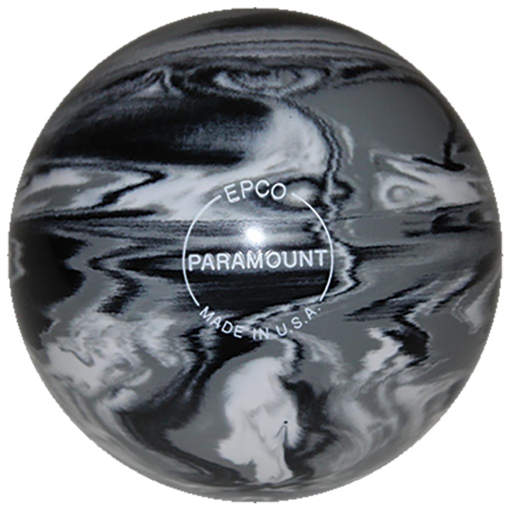 EPCO Duckpin Bowling Ball- Marbleized - Black, White & Grey (4 3/4 inch- 3lbs. 8 oz.) 1 Ball