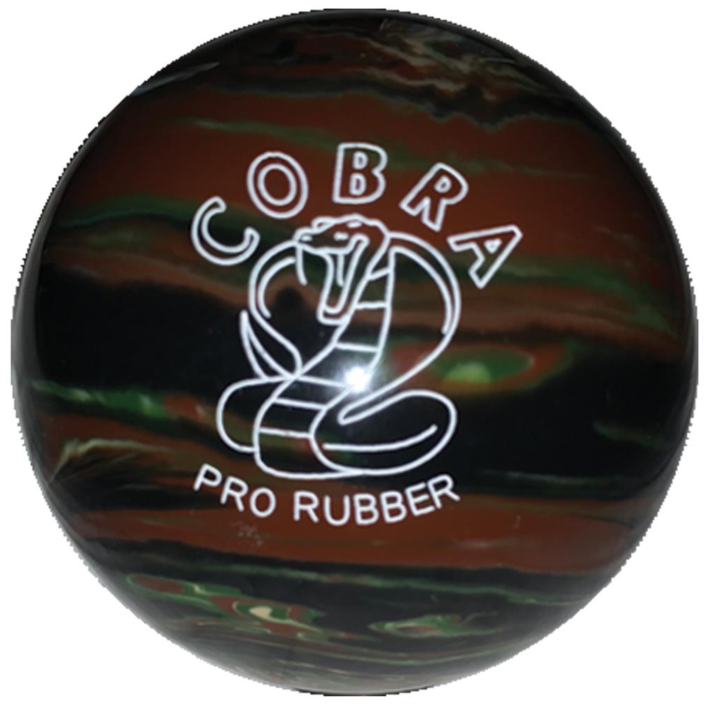 EPCO Duckpin Bowling Ball - Cobra Pro Rubber - Camouflage (5 inch- 3lbs. 8oz.) 1 Ball