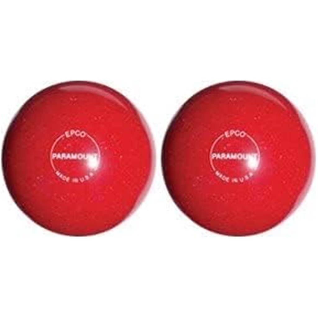 EPCO Duckpin Bowling Balls- Speckled House Ball - Red (4 7/8 inch- 3lbs. 10 oz.) 2 Balls