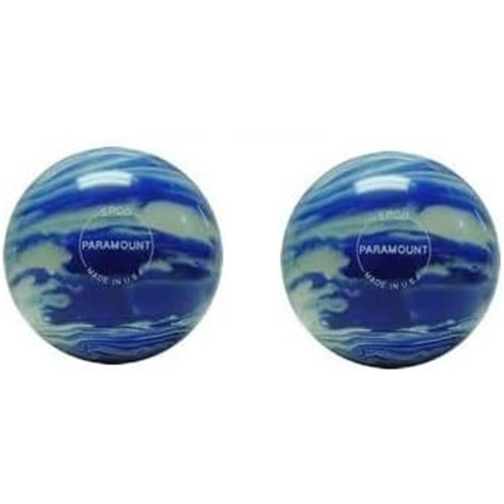 EPCO Duckpin Bowling Balls- Marbleized - Blue & White (4 3/4 inch- 3lbs. 8 oz.) 2 Balls