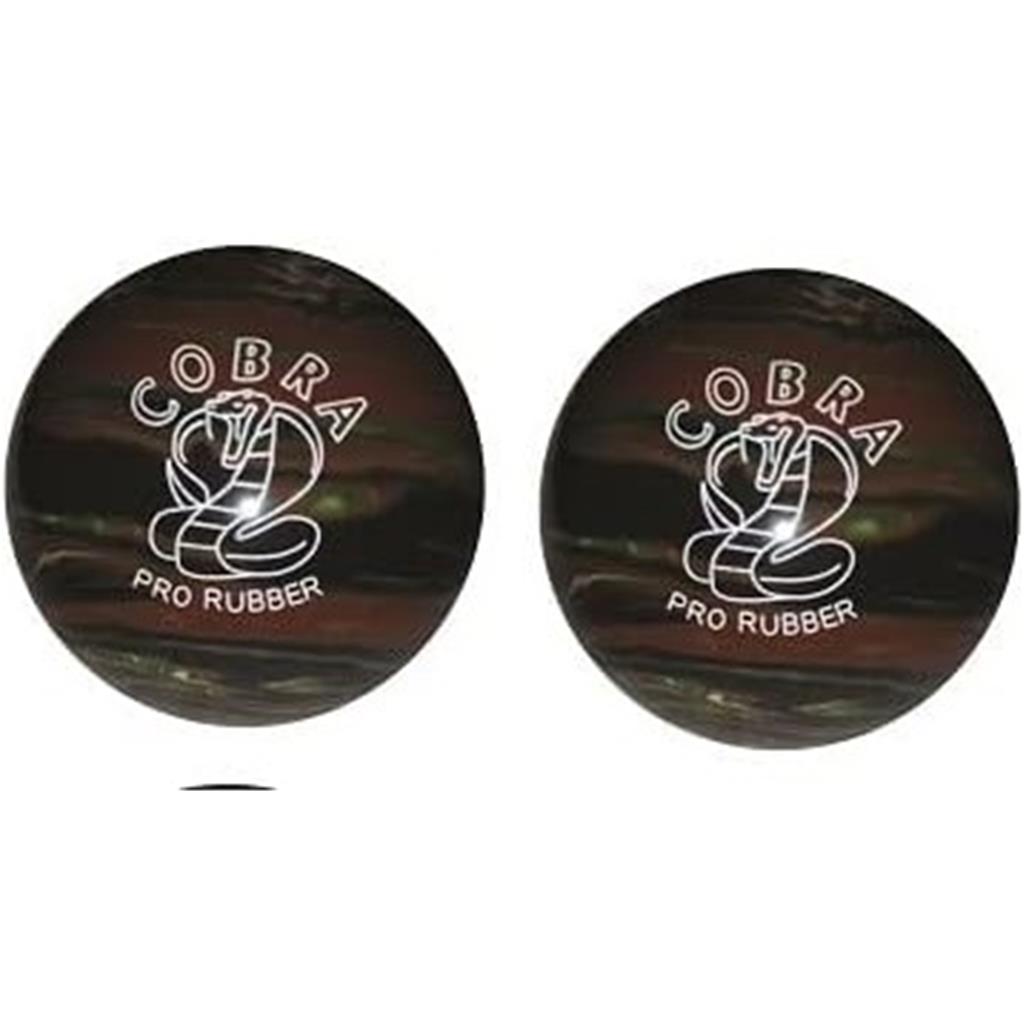 EPCO Duckpin Bowling Ball - Cobra Pro Rubber - Camouflage (5 inch- 3lbs. 8oz.) - 2 Balls