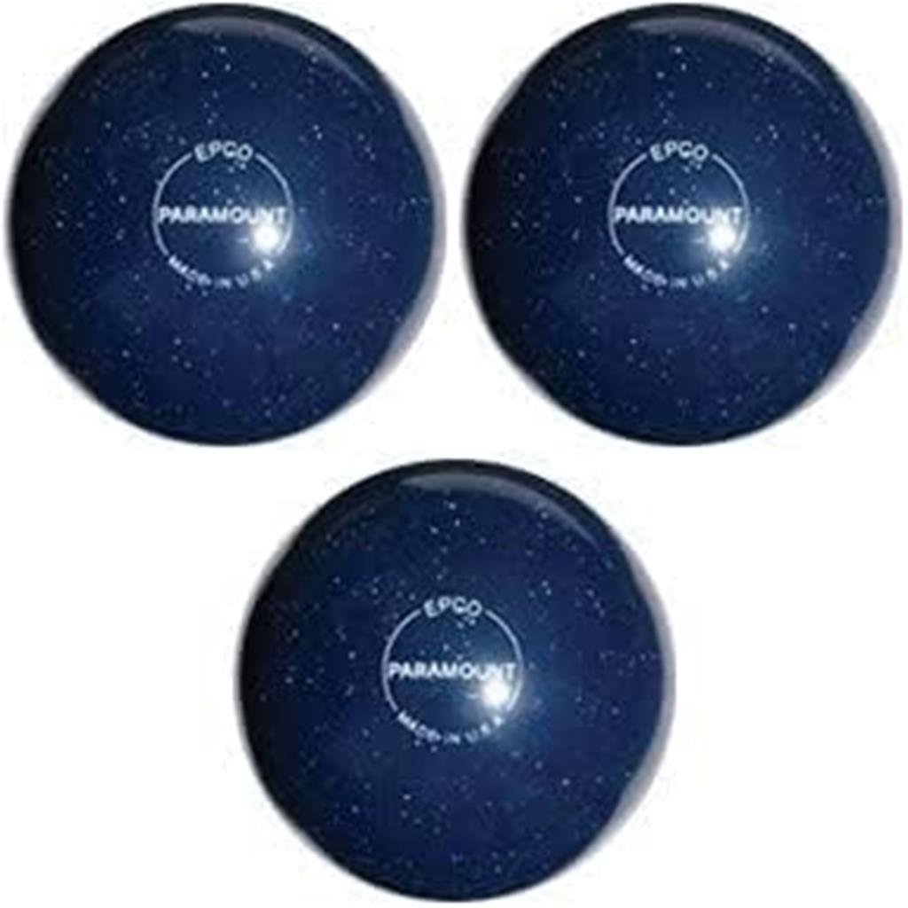 EPCO Duckpin Bowling Balls - Speckled House Ball - Blue (4 7/8 inch- 3lbs. 10 oz.) 3 Balls