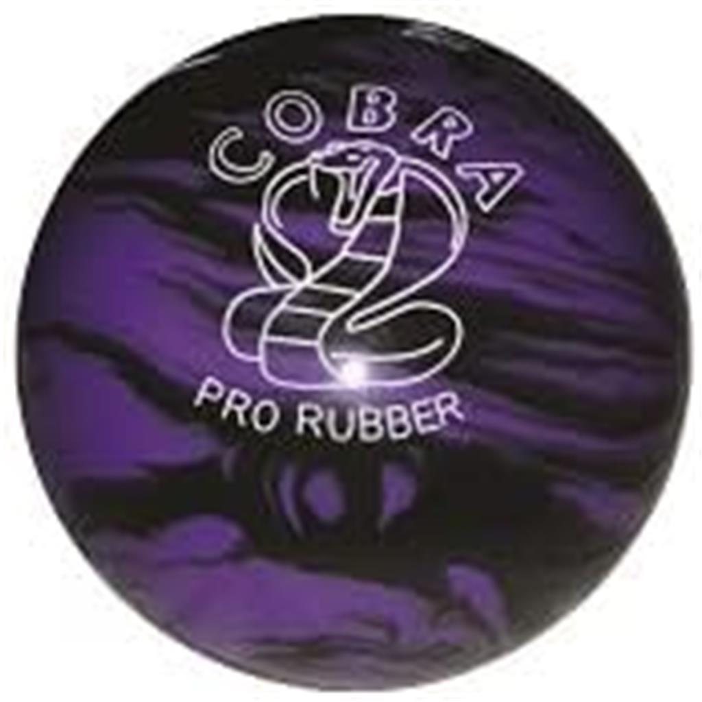 EPCO Candlepin Bowling Ball- Cobra Pro Rubber - Lavender & Black (4 1/2 inch- 2lbs. 6oz.) 1 Ball