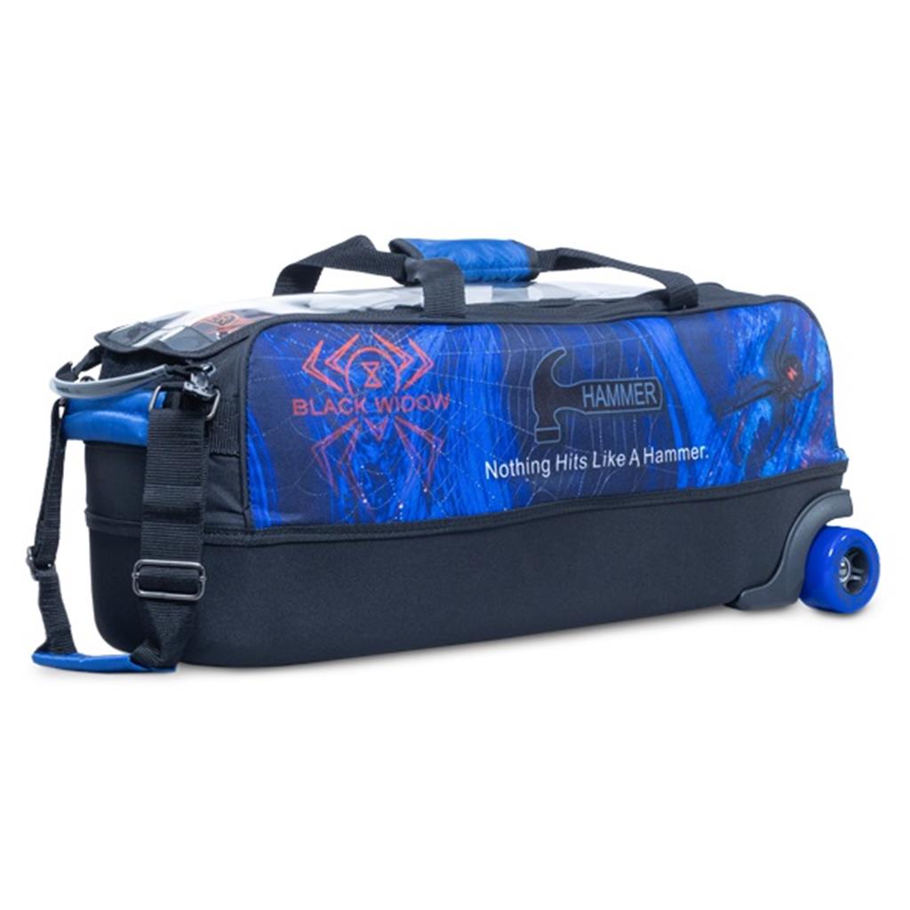 Hammer Black Widow Triple Tote Bowling Bag - Blue